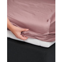 sheet Satin 160x200cm old rose - 3