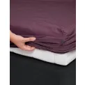 Prześcieradło Premium Percale 90x210cm marsala - 3