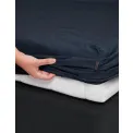sheet Premium Percale 90x220cm navy blue - 3