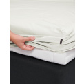 sheet Premium Percale 100x200cm oyster - 2