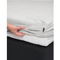 Prześcieradło Premium Percale 160x210cm szary - 2