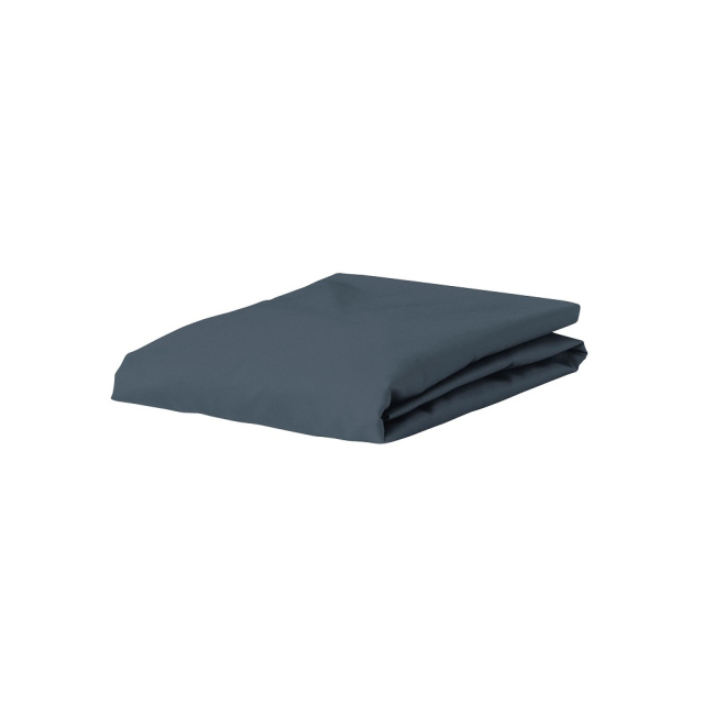 Prześcieradło Premium Percale 180x200cm niebieski - 1