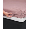 Prześcieradło Premium Percale 120x200cm brudny róż - 2