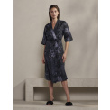 Kimono Sarai Flora XS navy blue - 2