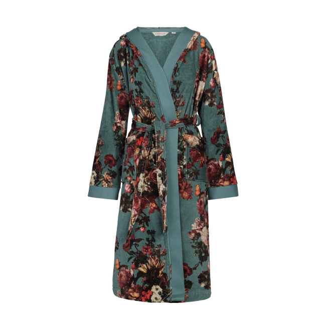 Dressing gown Perri Karli S teal - 1