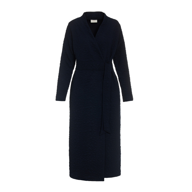 Dressing gown rosa uni S navy blue