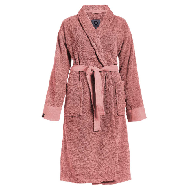 dressing gown Connect Organic Uni XS rose