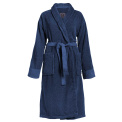 dressing gown Connect Organic Uni S blue