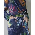 Dressing gown Fleur XL navy blue - 2