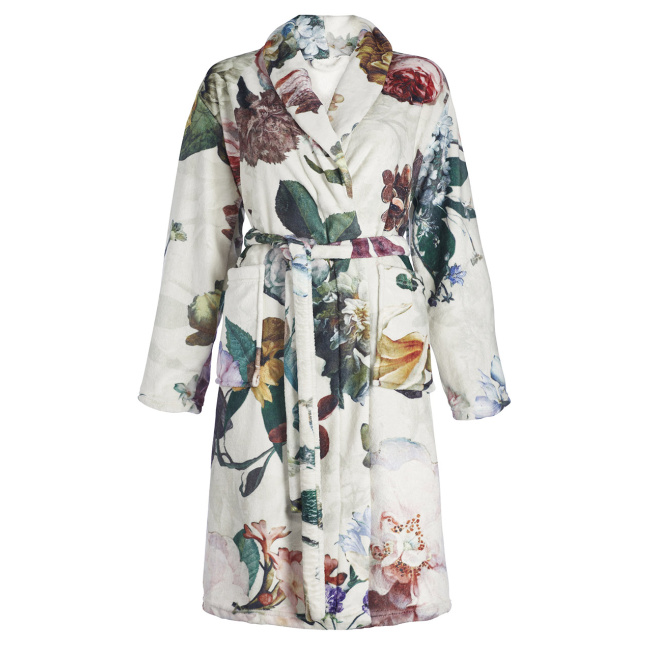 Dressing gown Fleur XS ecru