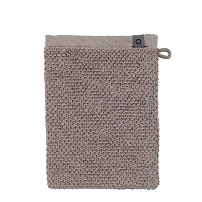 bath mitt Connect Organic 16x22cm grey - 1