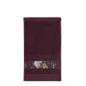 towel Fleur 30x50cm plum