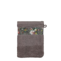 Bath mitt Fleur 16x22cm grey