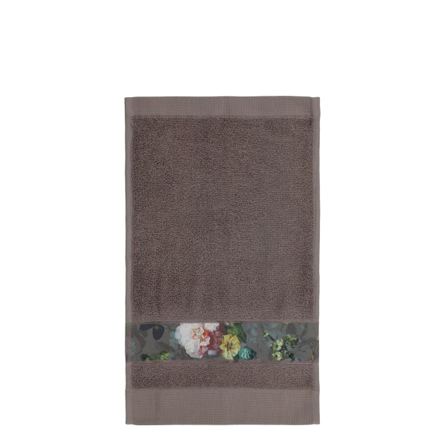 Towel Fleur 30x50cm grey