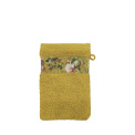 Bath mitt Fleur 16x22cm yellow - 1