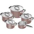 Pots set Pure - 9 elements pink