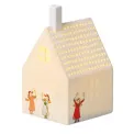 Lampion domek LED 12x7x7,5cm niebiańskie siostry - 4