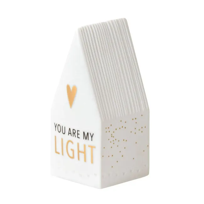 Lampion domek LED 11x5cm jesteś moim światłem