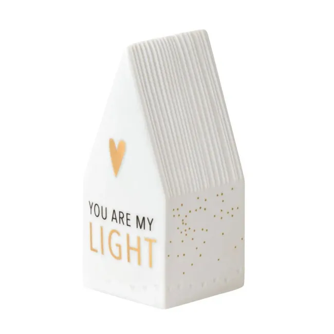 Lampion domek LED 11x5cm jesteś moim światłem