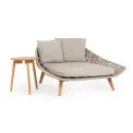 Coffee table Tamise  45x55cm round wooden - 4