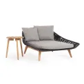 Coffee table Tamise  45x55cm round wooden - 5