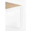 Garden table Bron 160-240x100cm white - 6