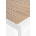 garden table Bron 160-240x100cm white - 4