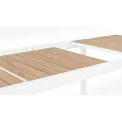 Garden table Bron 160-240x100cm white - 8