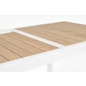 Garden table Bron 160-240x100cm white - 9