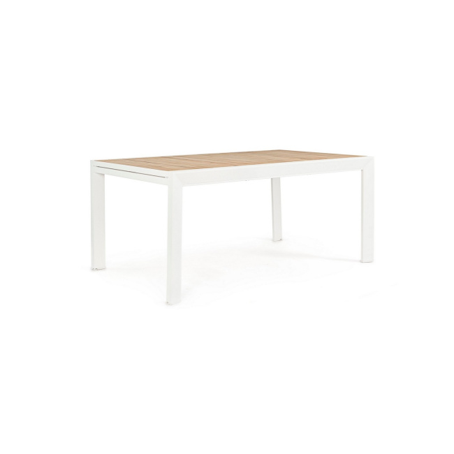 garden table Bron 160-240x100cm white