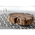 Coffee table Eneas 90x30cm in acacia wood - 5