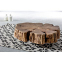 coffee table Eneas 90x30cm in acacia wood - 2