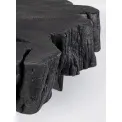 Stolik kawowy Keval 90x32 z drewna akacji czarny - 4