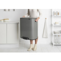 waste bin Bo 60l pedal grey - 7