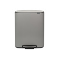 waste bin Bo 60l pedal grey - 1