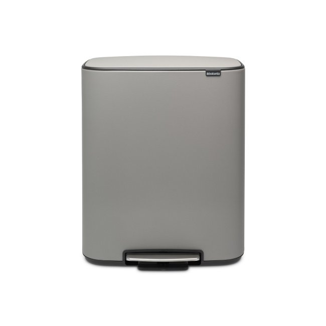 waste bin Bo 60l pedal grey - 1