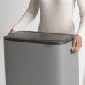 Kosz na odpady Bo Touch 60l szary - 11