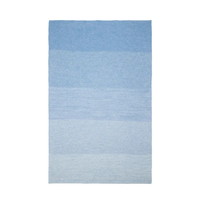 Pled Nordic knit melange 130x170cm niebieski