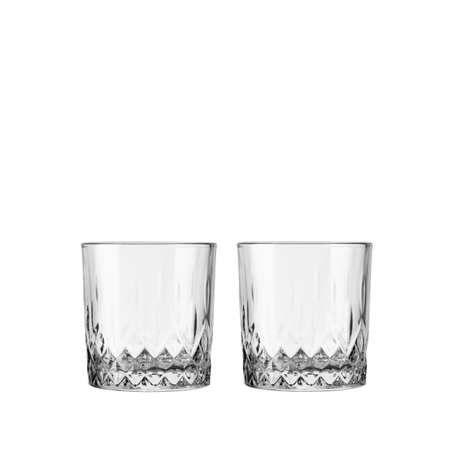 set of 2 glasses 300ml for whisky