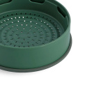 Steam cooking lid 24cm green - 9