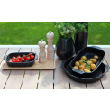 Tart dish 29cm matte black - 2