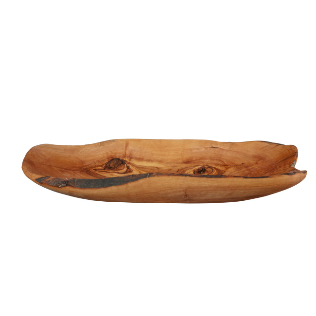 flat bowl 30x16x3,5cm olive wood