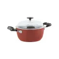 Garnek 1965 Vintage 24cm 4,5l czerwony - 1