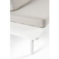 Sofa ogrodowa Madera 2 osobowa lounge biała + poduszki - 3