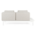 Sofa ogrodowa Madera 2 osobowa lounge biała + poduszki - 10