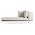 Sofa ogrodowa Madera 2 osobowa lounge biała + poduszki - 9
