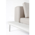 garden sofa Madeira 2 person lounge white + cushions - 4
