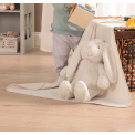 blanket plush toy 100x75cm rabbit Nelly - 2