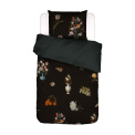 Bedding Amadee 140x220cm with pillowcase 60x70cm black