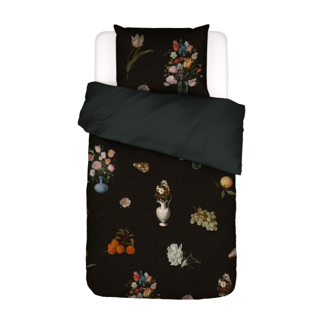 Bedding Amadee 140x220cm with pillowcase 60x70cm black - 1